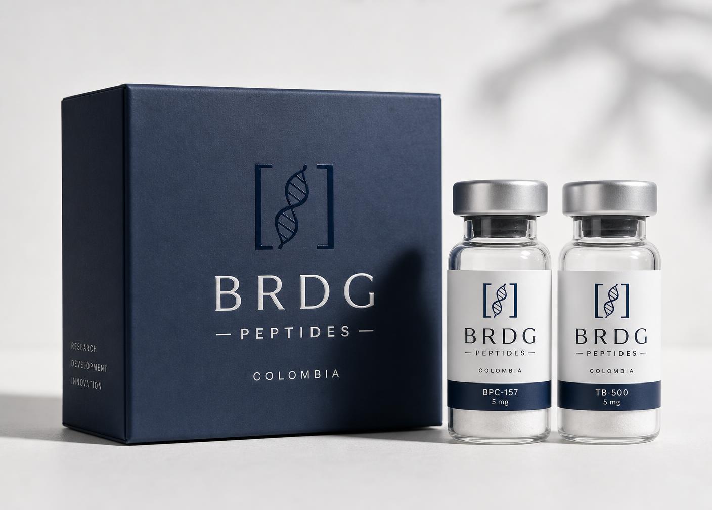 Kit y viales BRDG Peptides Colombia