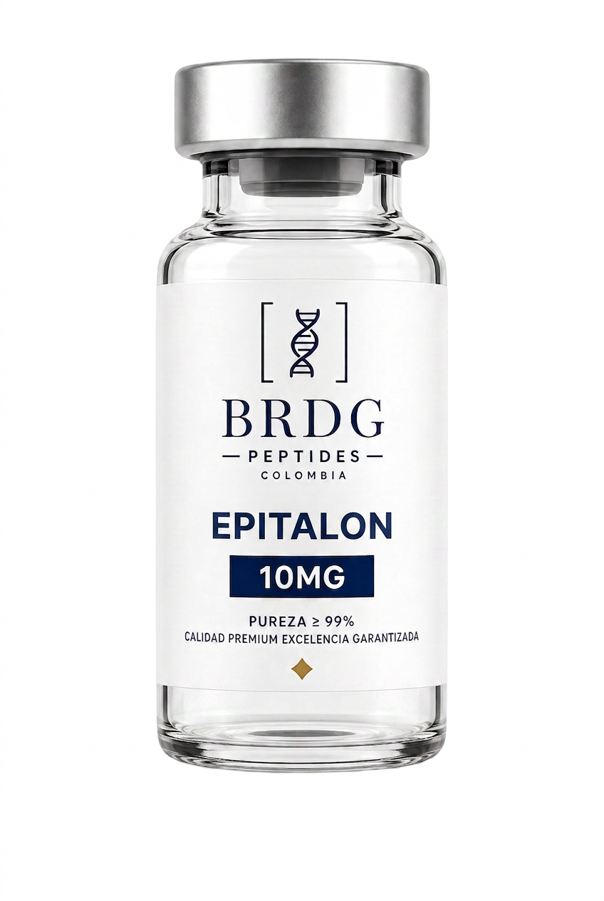 Frasco Epitalon 10 mg — Bridge Peptides Colombia