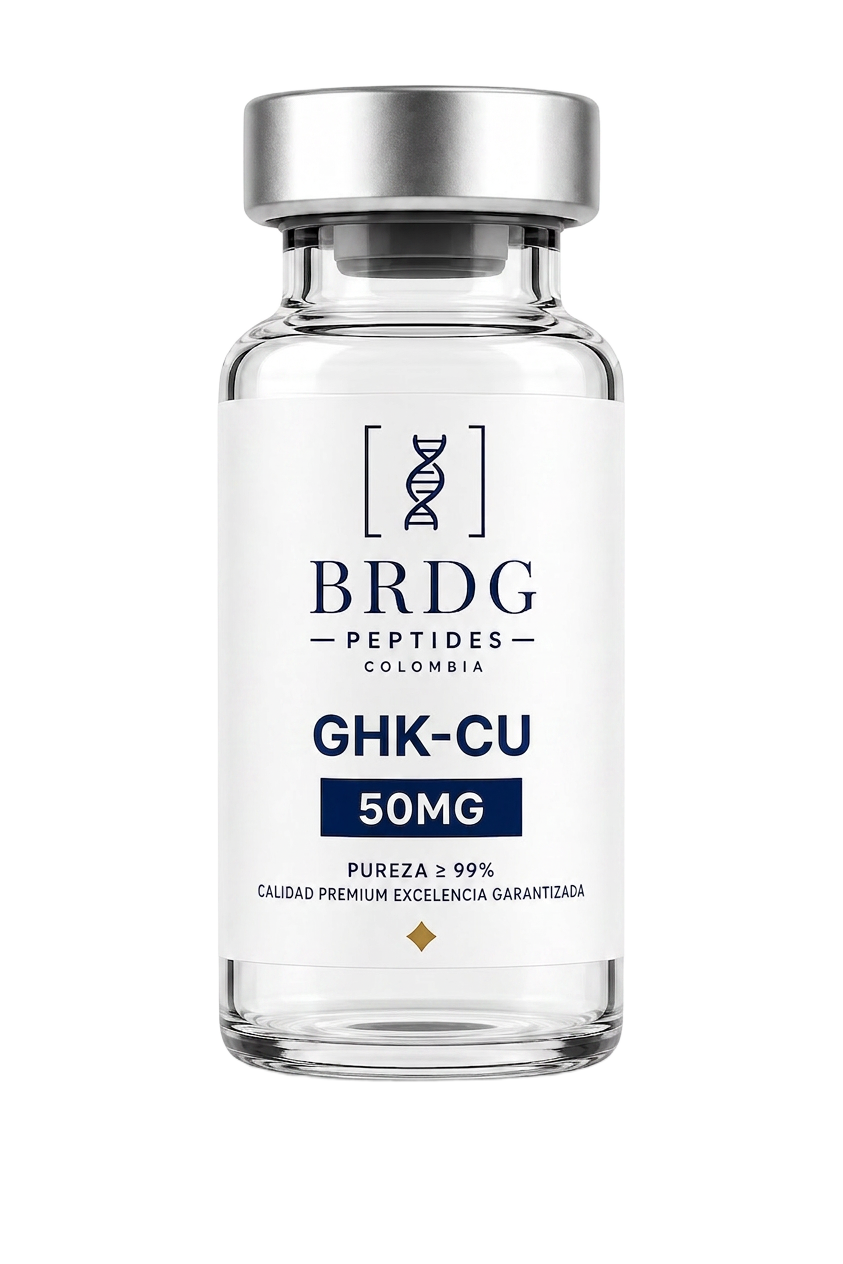 Frasco GHK-CU 50 mg — Bridge Peptides Colombia