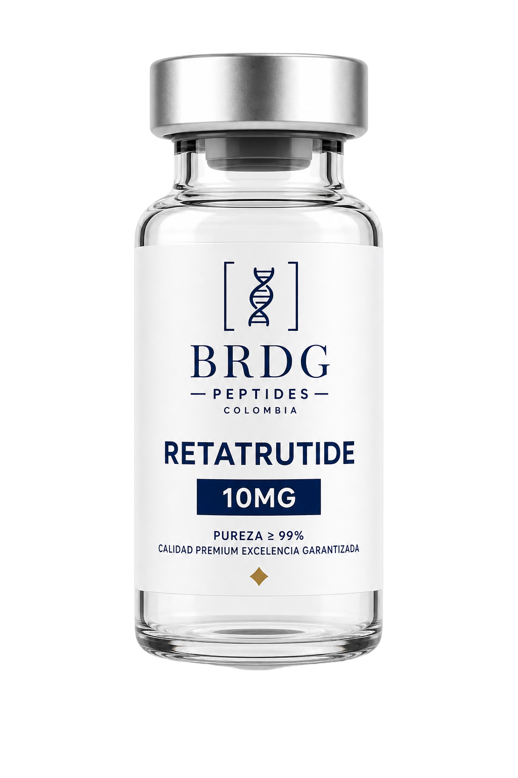 Frasco Retatrutide 5 mg — Bridge Peptides Colombia