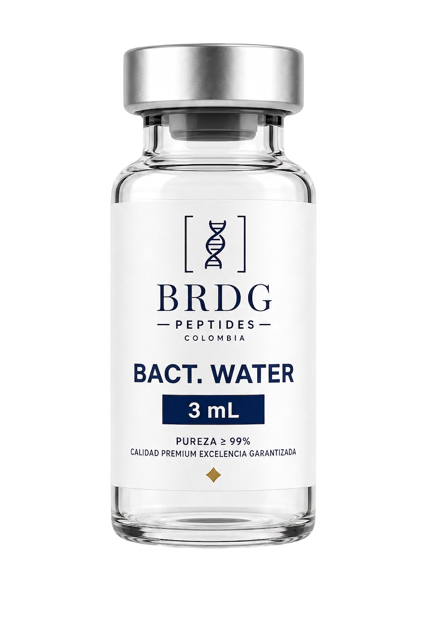 Frasco Bacteriostatic Water 3 mL — Bridge Peptides Colombia